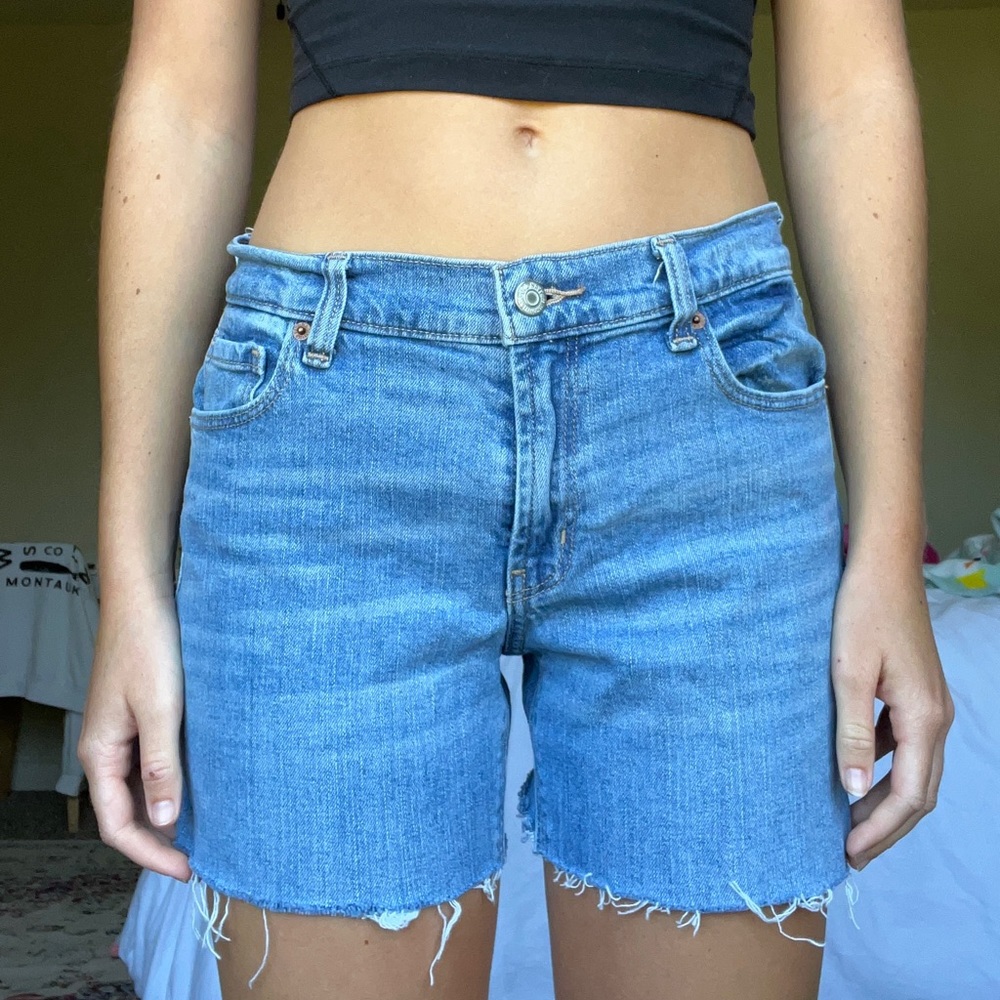 Denim shorts